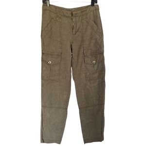 Anthropologie‎ Olive Green Cargo Pants 0